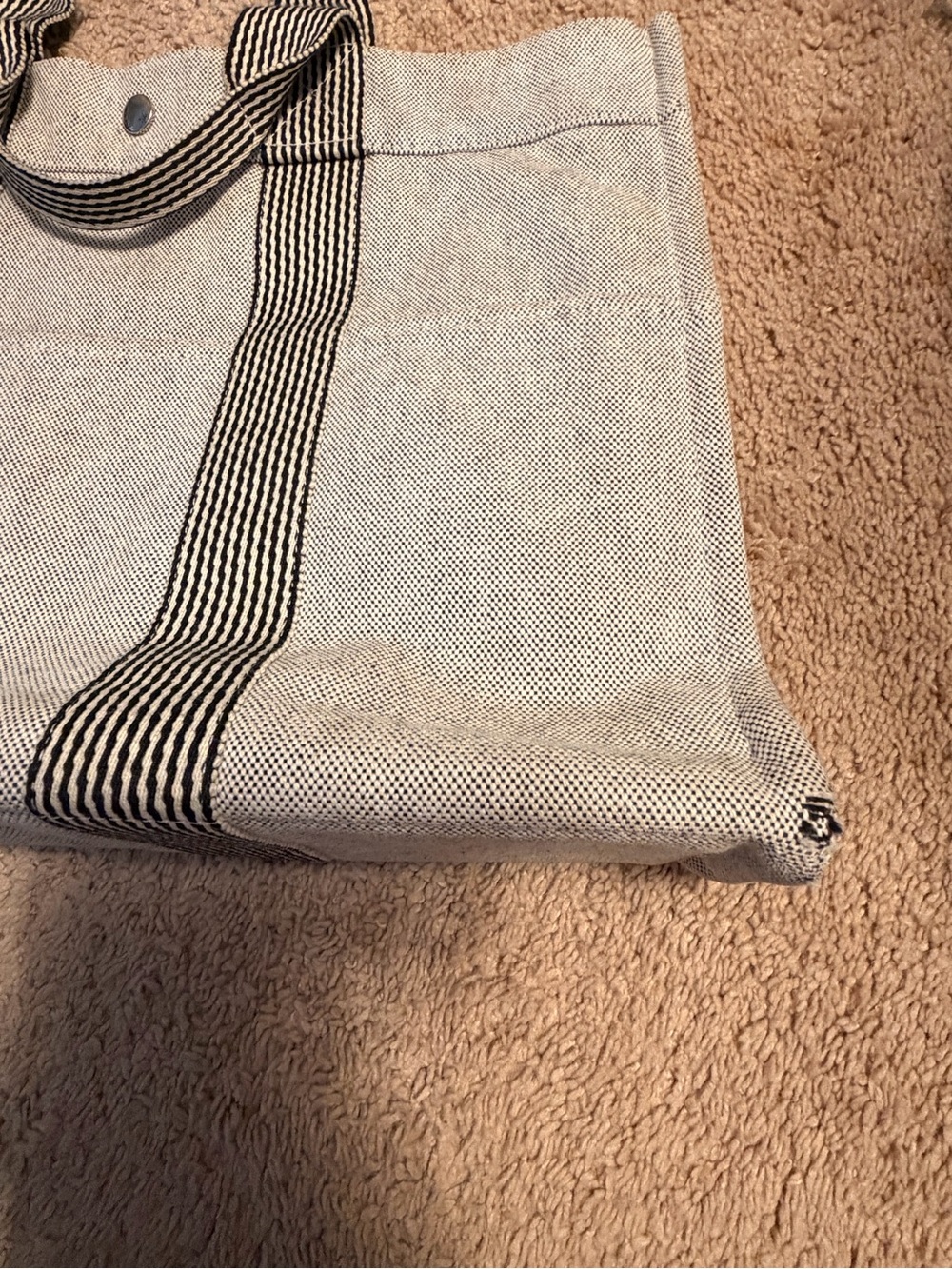 Hermès Fourre Tout MM grey cotton canvas tote bag. 💼 🤩 with COA🤩 - Picture 7 of 15